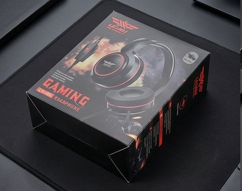 Lelisu LS-851 Wired Gaming Headphone With HD Microphone - Deep Bass Stereo Sound Over-Ear Gaming Headset For PC, Laptop & Mobile — image 1