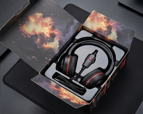 Lelisu LS-851 Wired Gaming Headphone With HD Microphone - Deep Bass Stereo Sound Over-Ear Gaming Headset For PC, Laptop & Mobile — image 2