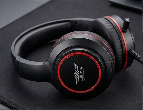 Lelisu LS-851 Wired Gaming Headphone With HD Microphone - Deep Bass Stereo Sound Over-Ear Gaming Headset For PC, Laptop & Mobile — image 4