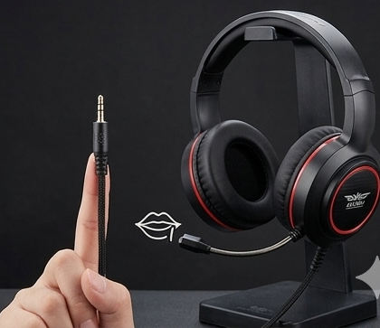 Lelisu LS-851 Wired Gaming Headphone With HD Microphone - Deep Bass Stereo Sound Over-Ear Gaming Headset For PC, Laptop & Mobile — image 6