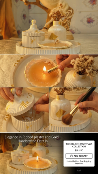 The Golden Essentials Tray Set