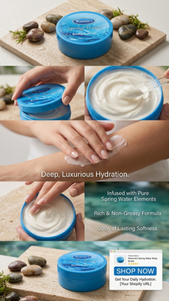 Rawmin's Spring Water Body Butter