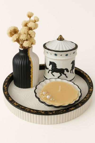 Elegant Decorative Tray Set
