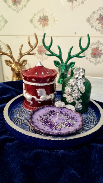 Enchanted Teal & Blue Decor Set