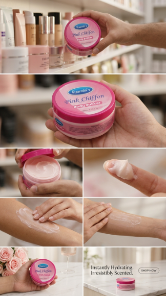 Rawmin's Pink Chiffon Body Butter