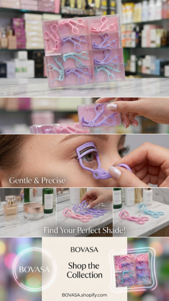 Pastel Eyelash Curlers Gentle Precise