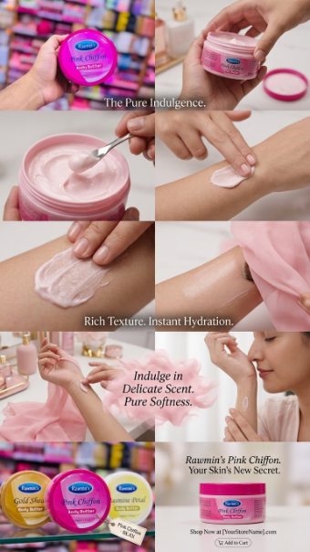 Rawmin's Pink Chiffon Body Butter