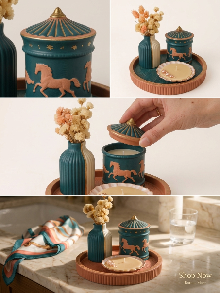Elegant Decorative Tray Set