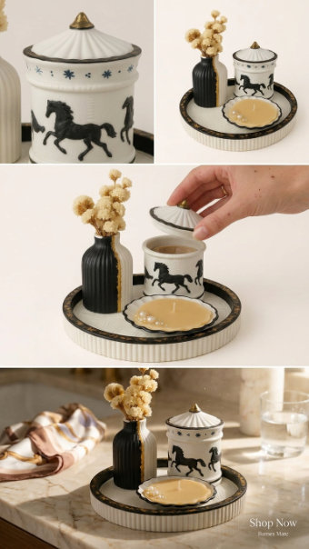 Elegant Decorative Tray Set