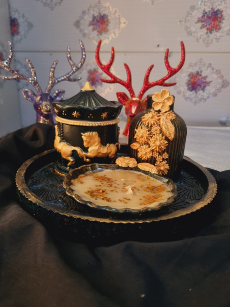 Enchanted Teal & Blue Decor Set